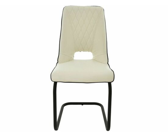 Обеденная группа (Стол Римини и 4 стула Эльзас), стекло белый, изображение 11 | Интернет магазин мебели и декора LifeDekor