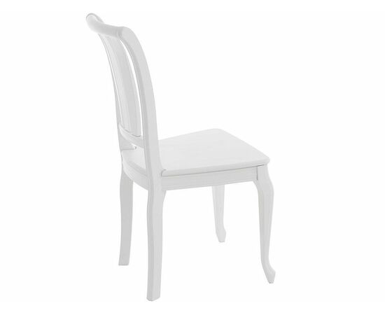 Обеденная группа (Стол Кабриоль GLASS и 4 стула Кабриоль жесткий), эмаль белая, изображение 11 | Интернет магазин мебели и декора LifeDekor