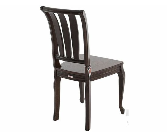 Обеденная группа (Стол Кабриоль GLASS и 4 стула Кабриоль жесткий), орех темный, изображение 12 | Интернет магазин мебели и декора LifeDekor