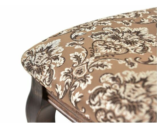 Обеденная группа (Стол Фабрицио-1 Glass и 4 стула Кабриоль), орех темный, изображение 14 | Интернет магазин мебели и декора LifeDekor