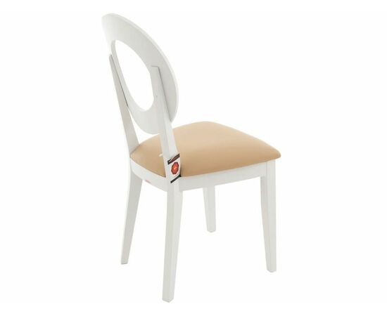 Обеденная группа (Стол Кабриоль и 4 стула Коломбо-2), эмаль белая, изображение 11 | Интернет магазин мебели и декора LifeDekor