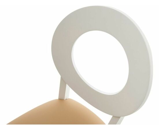 Обеденная группа (Стол Кабриоль и 4 стула Коломбо-2), эмаль белая, изображение 13 | Интернет магазин мебели и декора LifeDekor