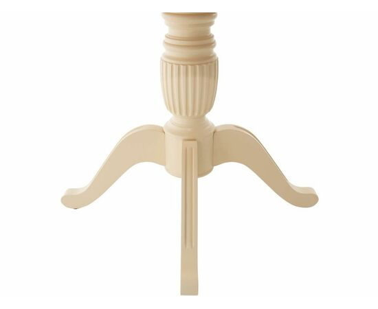 Обеденная группа (Стол Леонардо-1, 3 стула и скамья Кристиан), слоновая кость+орех темный, изображение 12 | Интернет магазин мебели и декора LifeDekor