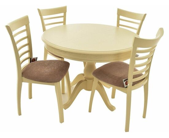 Стол «Фабрицио 1» (D 1000), слоновая кость, изображение 11 | Интернет магазин мебели и декора LifeDekor