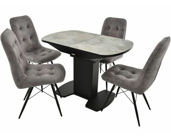 Стол «Корсика» пластик, Мрамор светлый, изображение 12 | Интернет магазин мебели и декора LifeDekor