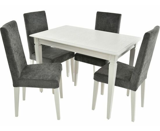 Стол «Сиена» 110x70, эмаль белая, изображение 11 | Интернет магазин мебели и декора LifeDekor