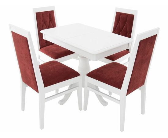 Стол «Фабрицио-1» мини 90x60, эмаль белая, изображение 12 | Интернет магазин мебели и декора LifeDekor