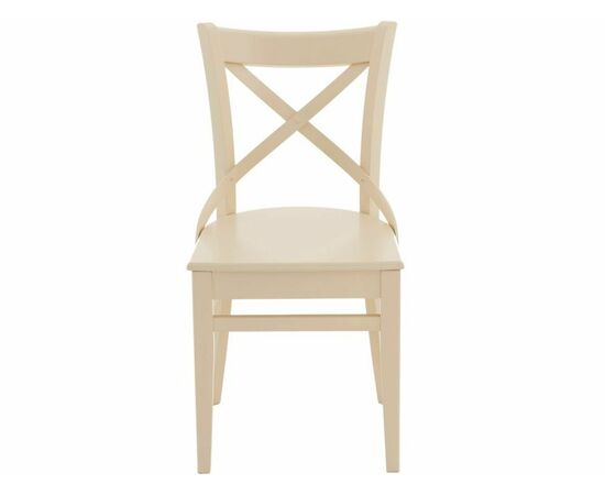 Обеденная группа (Стол Кабриоль круг и 4 стула Соло Венский жесткий), слоновая кость, изображение 11 | Интернет магазин мебели и декора LifeDekor