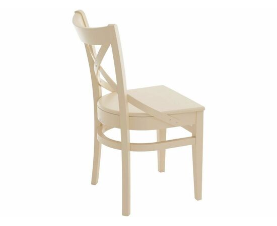 Обеденная группа (Стол Кабриоль круг и 4 стула Соло Венский жесткий), слоновая кость, изображение 12 | Интернет магазин мебели и декора LifeDekor