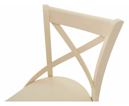 Обеденная группа (Стол Кабриоль круг и 4 стула Соло Венский жесткий), слоновая кость, изображение 14 | Интернет магазин мебели и декора LifeDekor