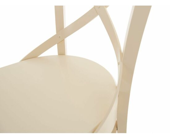 Обеденная группа (Стол Кабриоль круг и 4 стула Соло Венский жесткий), слоновая кость, изображение 15 | Интернет магазин мебели и декора LifeDekor