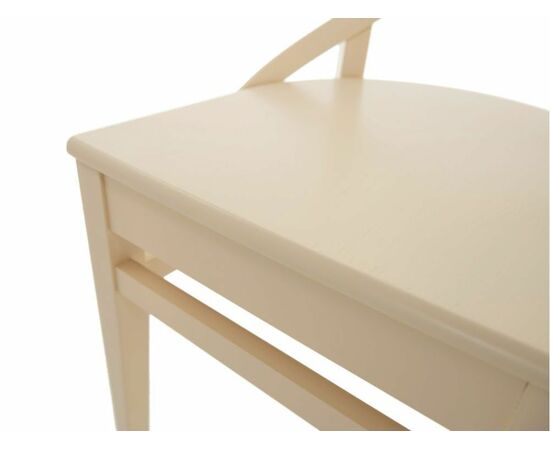 Обеденная группа (Стол Кабриоль круг и 4 стула Соло Венский жесткий), слоновая кость, изображение 16 | Интернет магазин мебели и декора LifeDekor