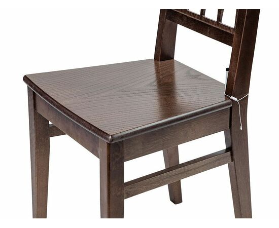 Обеденная группа (Стол Греция и 4 стула Кристиан жесткий), орех темный, изображение 11 | Интернет магазин мебели и декора LifeDekor