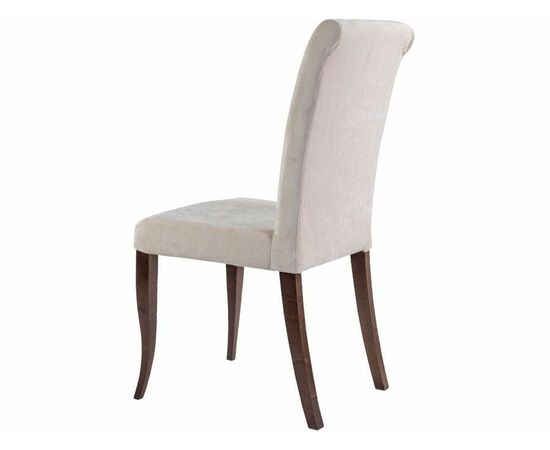 Обеденная группа (Стол Фабрицио-1 Glass и 4 стула Помпей Люкс), орех темный, изображение 11 | Интернет магазин мебели и декора LifeDekor