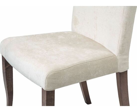 Обеденная группа (Стол Фабрицио-1 Glass и 4 стула Помпей Люкс), орех темный, изображение 12 | Интернет магазин мебели и декора LifeDekor