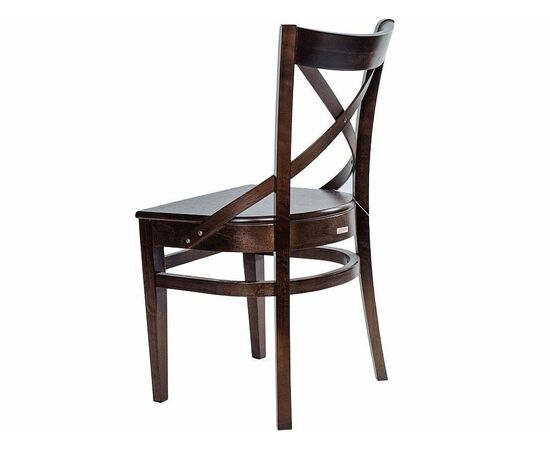 Обеденная группа (Стол Фабрицио-1 Glass и 4 стула Соло Венский жесткий), орех темный, изображение 11 | Интернет магазин мебели и декора LifeDekor