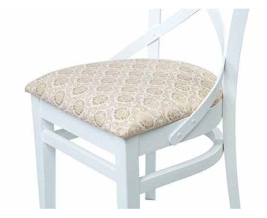 Обеденная группа (Стол Прага и 4 стула Соло Венский), эмаль белая, изображение 12 | Интернет магазин мебели и декора LifeDekor