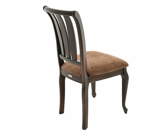 Обеденная группа (Стол Кабриоль и 4 стула Кабриоль с жесткой спинкой), орех темный, изображение 11 | Интернет магазин мебели и декора LifeDekor