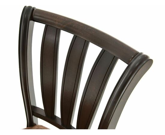 Обеденная группа (Стол Кабриоль и 4 стула Кабриоль с жесткой спинкой), орех темный, изображение 13 | Интернет магазин мебели и декора LifeDekor