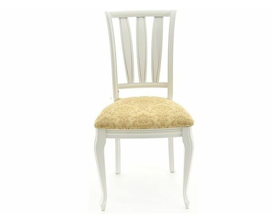 Обеденная группа (Стол Кабриоль и 4 стула Кабриоль с жесткой спинкой), эмаль белая, изображение 12 | Интернет магазин мебели и декора LifeDekor