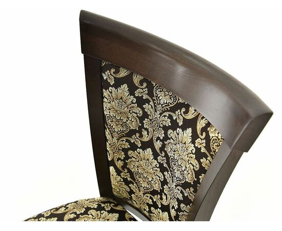 Обеденная группа (Стол Прага и 4 стула Тулон мягкий), орех темный, изображение 11 | Интернет магазин мебели и декора LifeDekor