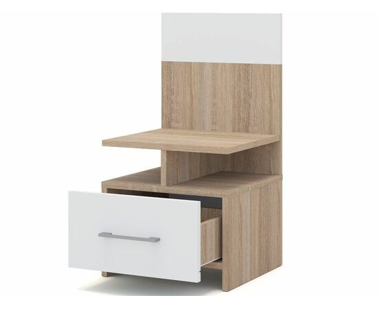 Тумба «Алёна» (2шт), Дуб сонома/Белый, изображение 3 | Интернет магазин мебели и декора LifeDekor