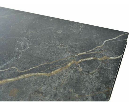 Стол «Monaco» Noir Desir Bocciardato, каркас черный, изображение 11 | Интернет магазин мебели и декора LifeDekor