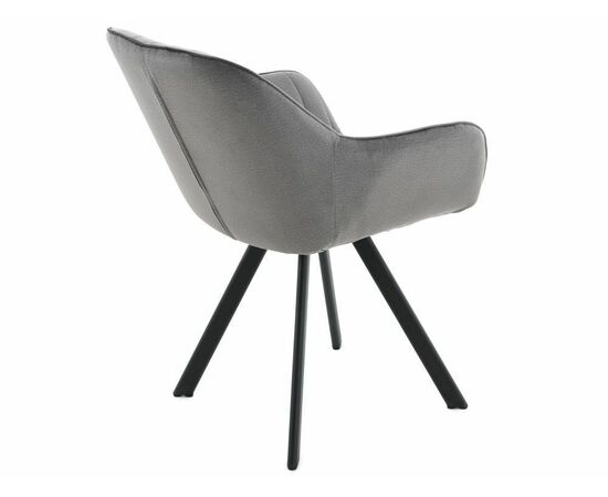 Стул «Roan», Монолит Grey, опоры черные, изображение 15 | Интернет магазин мебели и декора LifeDekor