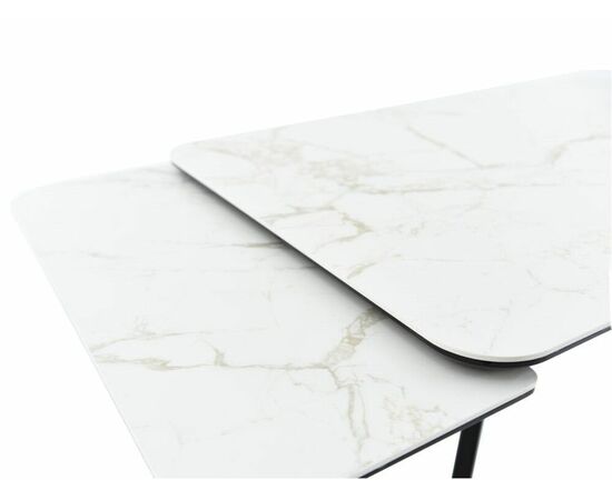 Стол «Леон» Calacata vaglioro, каркас черный, изображение 13 | Интернет магазин мебели и декора LifeDekor