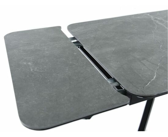 Стол «Леон» Bayona Grey Natural, каркас черный, изображение 12 | Интернет магазин мебели и декора LifeDekor