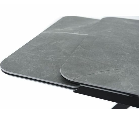 Стол «Леон» Bayona Grey Natural, каркас черный, изображение 13 | Интернет магазин мебели и декора LifeDekor