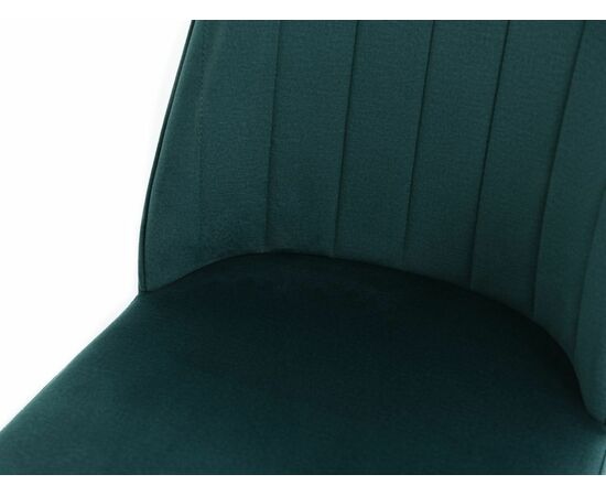 Стул «Silvio», Монолит Эмеральд, опоры черные, изображение 14 | Интернет магазин мебели и декора LifeDekor