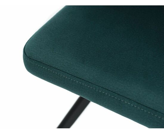 Стул «Silvio», Монолит Эмеральд, опоры черные, изображение 15 | Интернет магазин мебели и декора LifeDekor