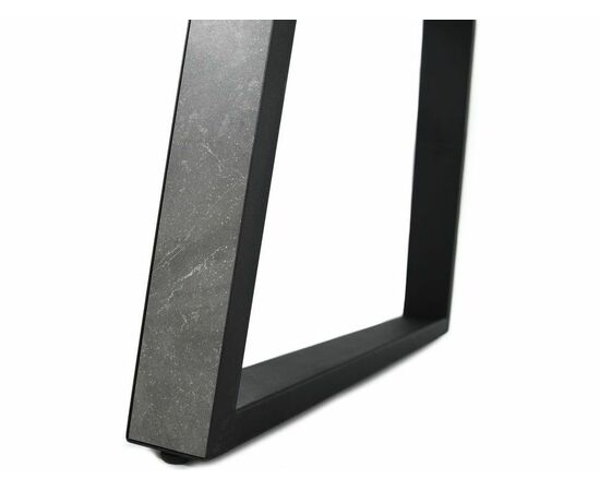 Стол «Monaco» Quadro, Bayona Grey natural, каркас черный, изображение 12 | Интернет магазин мебели и декора LifeDekor