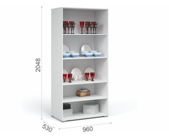 Гостиная «Лацио» угловая, Белый/Белое дерево, изображение 11 | Интернет магазин мебели и декора LifeDekor