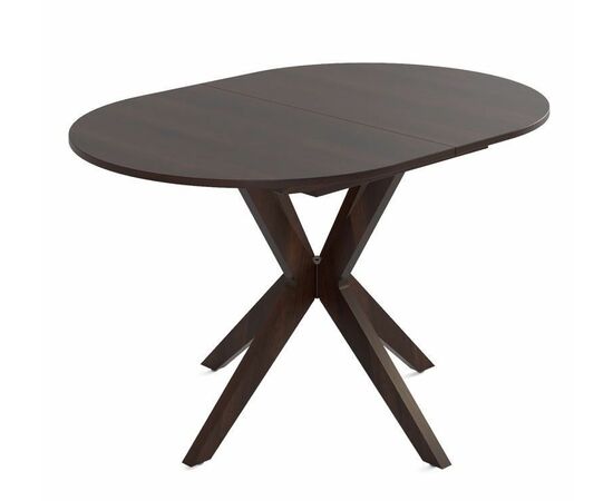 Стол обеденный овальный Астерия (Темный орех /шпон дуб) | Интернет магазин мебели и декора LifeDekor