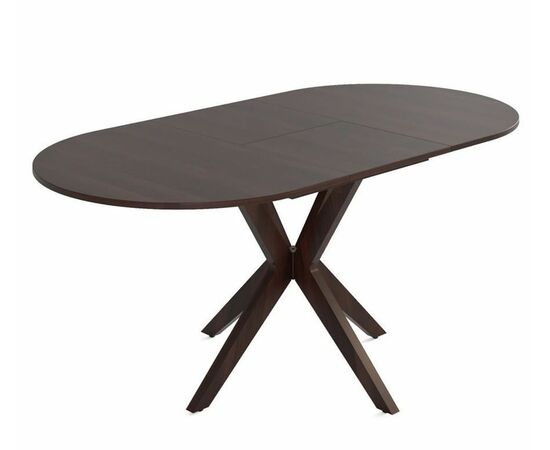 Стол обеденный овальный Астерия (Темный орех /шпон дуб), изображение 2 | Интернет магазин мебели и декора LifeDekor