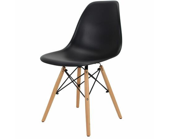 Стул Eames чёрный, Цвет: Черный, изображение 4 | Интернет магазин мебели и декора LifeDekor