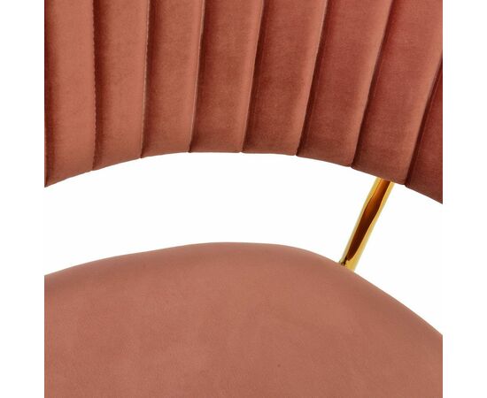 Стул Turin пудровый с золотыми ножками, изображение 7 | Интернет магазин мебели и декора LifeDekor