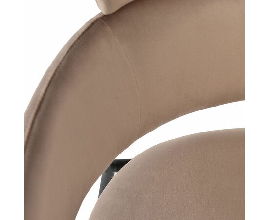 Стул Napoli латте с черными ножками, Цвет: Латте, изображение 7 | Интернет магазин мебели и декора LifeDekor