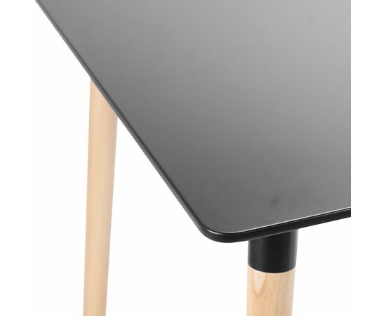 Стол Summer 80х80x75см, чёрный, Цвет: Черный, изображение 4 | Интернет магазин мебели и декора LifeDekor