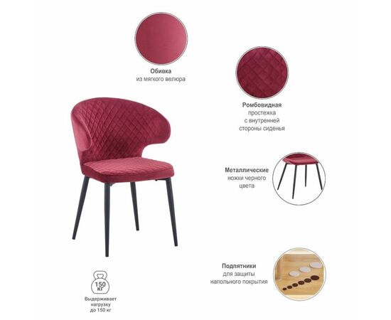 Стул Richard терракотовый, изображение 6 | Интернет магазин мебели и декора LifeDekor