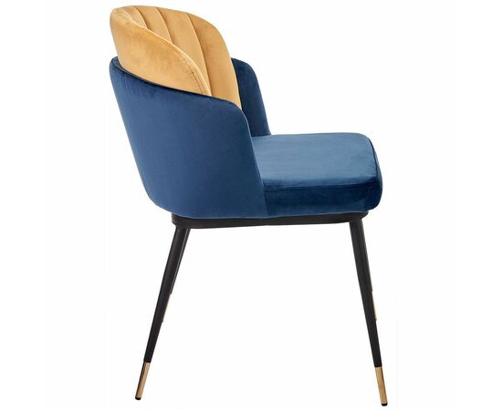 Стул Peki синий, горчичный, Цвет: Горчичный, изображение 3 | Интернет магазин мебели и декора LifeDekor