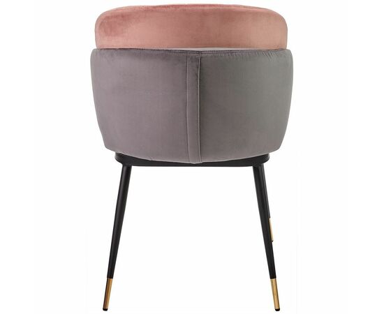 Стул Peki серый, пудровый, Цвет: Пудровый, изображение 3 | Интернет магазин мебели и декора LifeDekor