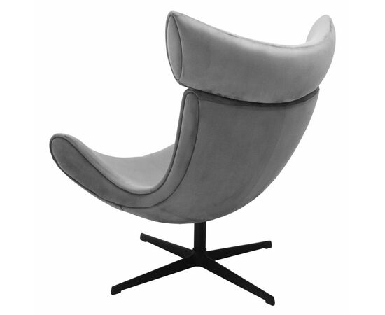 Кресло TORO серый, искусственная замша, изображение 4 | Интернет магазин мебели и декора LifeDekor