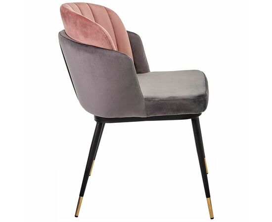 Стул Peki серый, пудровый, Цвет: Пудровый, изображение 4 | Интернет магазин мебели и декора LifeDekor