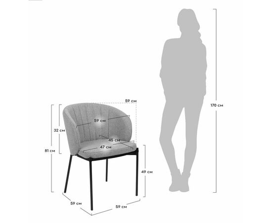 Стул Milan бирюзовый, изображение 8 | Интернет магазин мебели и декора LifeDekor