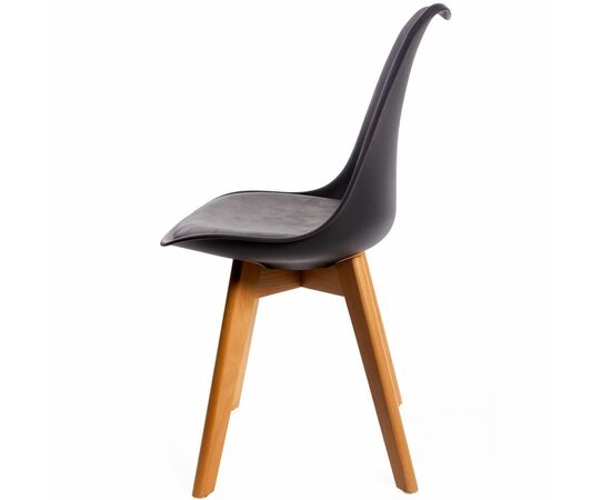 Комплект из 4-х стульев Eames Bon чёрный, изображение 4 | Интернет магазин мебели и декора LifeDekor