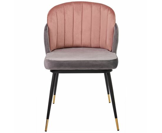 Стул Peki серый, пудровый, Цвет: Пудровый, изображение 2 | Интернет магазин мебели и декора LifeDekor