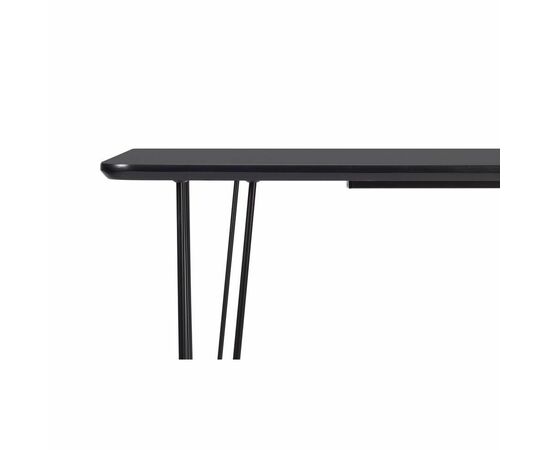 Стол Solution 120x80х75,5см, чёрный, изображение 7 | Интернет магазин мебели и декора LifeDekor